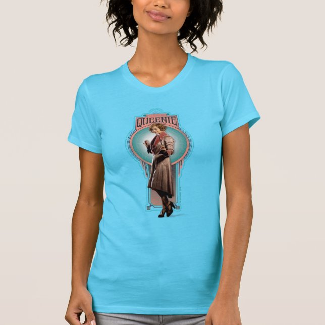 QUEENIE GOLDSTEIN™ Art Deco Panel T-Shirt (Front)