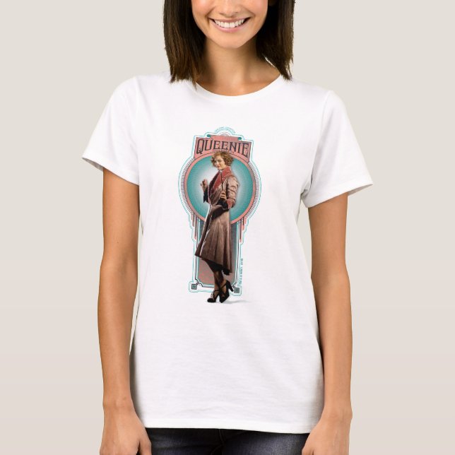 QUEENIE GOLDSTEIN™ Art Deco Panel T-Shirt (Front)
