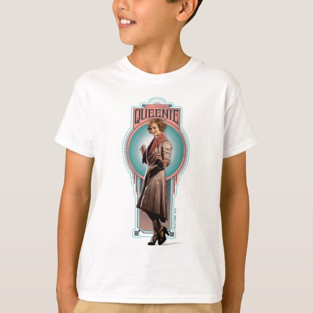 QUEENIE GOLDSTEIN™ Art Deco Panel T-Shirt (Front)