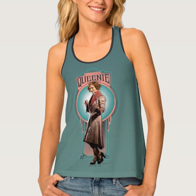 QUEENIE GOLDSTEIN™ Art Deco Panel Tank Top (Front)