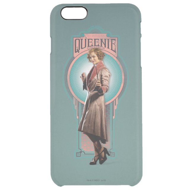 QUEENIE GOLDSTEIN™ Art Deco Panel Uncommon iPhone Case (Back)