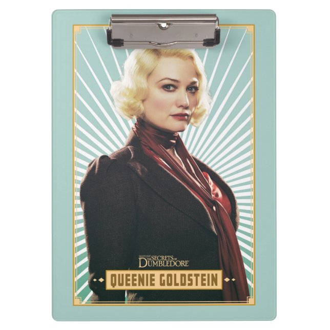 Queenie Goldstein Character Graphic Clipboard (Front)