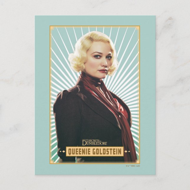 Queenie Goldstein Character Graphic Postcard (Front)
