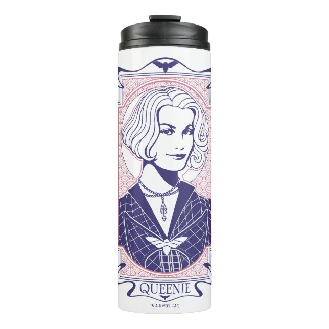 QUEENIE GOLDSTEIN™ Illustration Thermal Tumbler (Front)