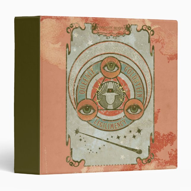 QUEENIE GOLDSTEIN™ Legilimency Graphic Binder (Front/Spine)