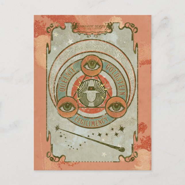QUEENIE GOLDSTEIN™ Legilimency Graphic Postcard (Front)