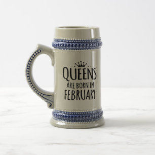 Queens Are Born In February special mug