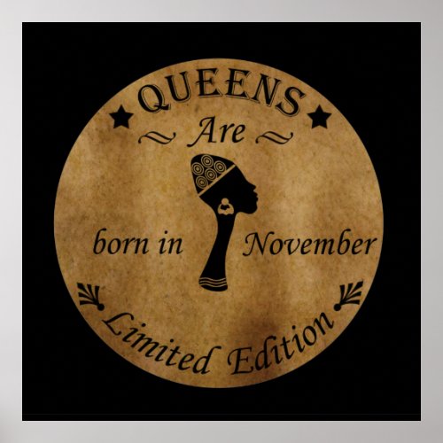 queens are born in november poster