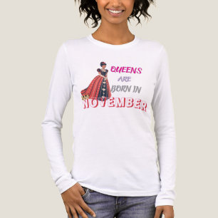Queens are born in November Tri-Blend Shirt