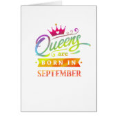 Queens are born in September Birthday Gift (Front)