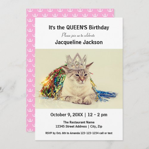 Queens Birthday _ Birthday Invitation