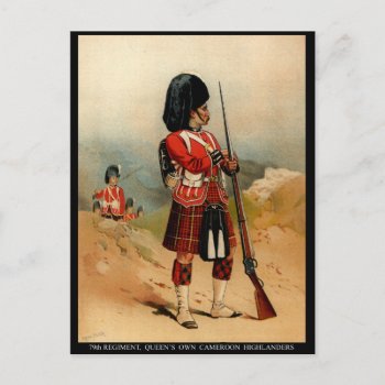 Queens Cameroon Highlanders Postcard by historicimage at Zazzle
