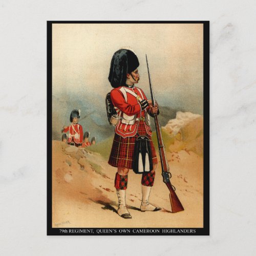 Queens Cameroon Highlanders Postcard