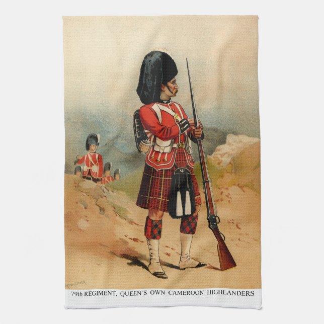 Queens Cameroon Highlanders Towel (Vertical)