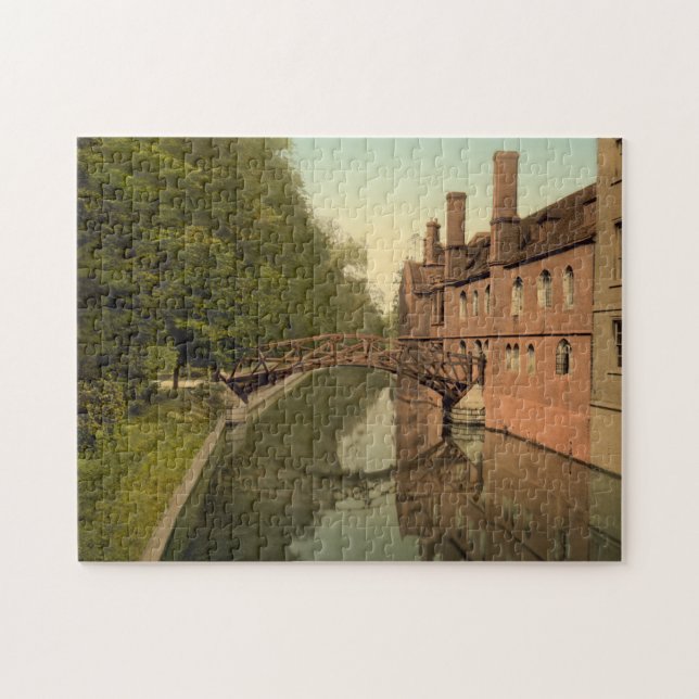 Queens' College Bridge, Cambridge, England Jigsaw Puzzle (Horizontal)