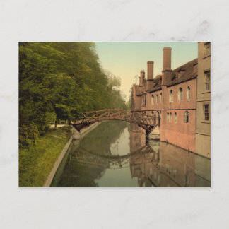 Queens' College Bridge, Cambridge, England Postcard