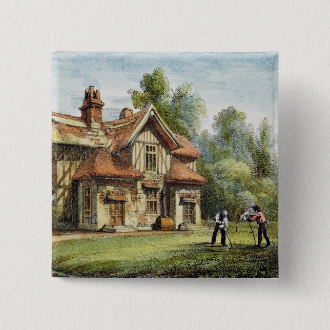 Queen's Cottage, Richmond Gardens, plate 17 from ' Button (Front)