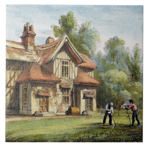 Queens Cottage Richmond Gardens plate 17 from  Tile