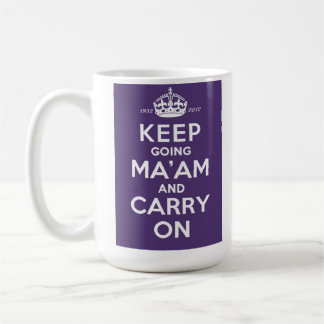 Queen's Diamond Jubilee Mug - Keep Going Ma'am