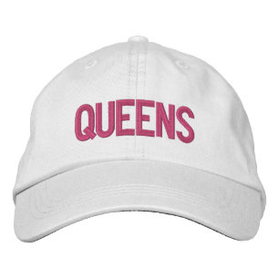 QUEENS EMBROIDERED BASEBALL CAP