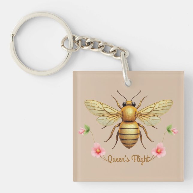 Queen's Flight Keychain (Front)