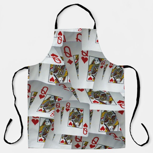 "Queen's Gambit: Scattered Pairs of Pocket Queens" Apron (Front)