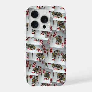 "Queen's Gambit: Scattered Pairs of Pocket Queens" iPhone 15 Pro Case