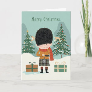 Queens Guard Christmas Greeting Card