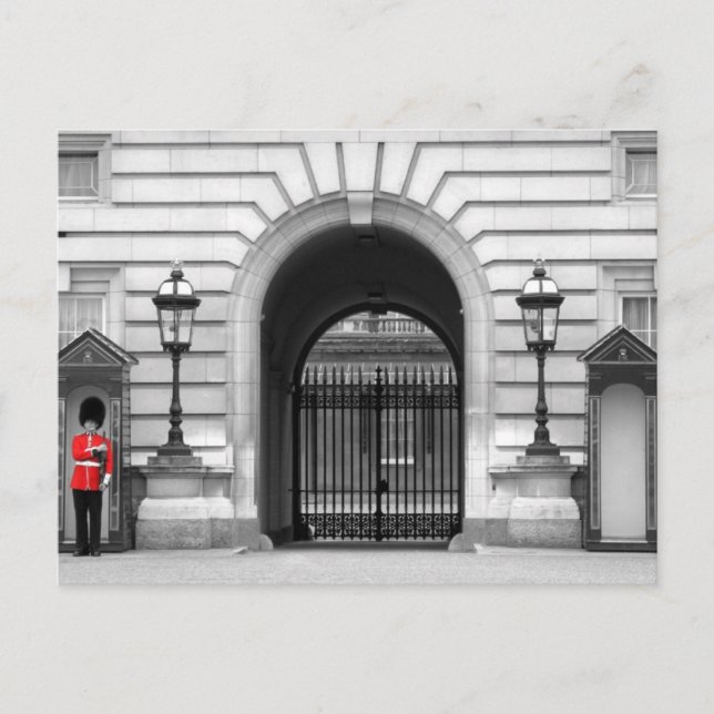 Queen's Guard Keeping Watch Postcard (Front)