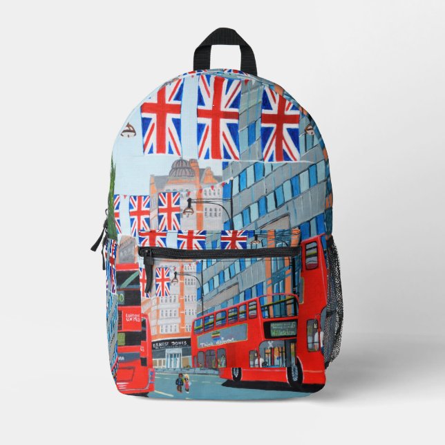 Queen's Jubilee England backpack   (Front)