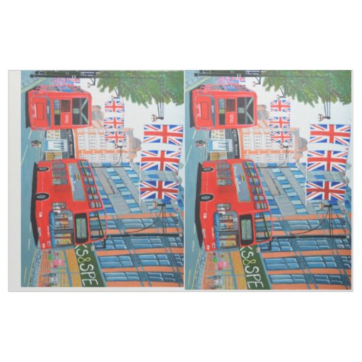 Queen's Jubilee London Fabric  