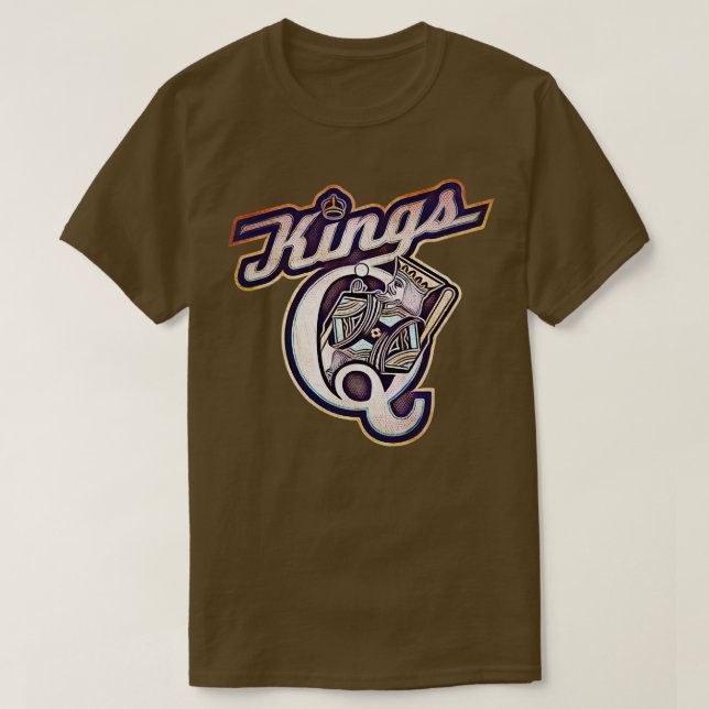 Queens Kings Baseball T-Shirt (Design Front)