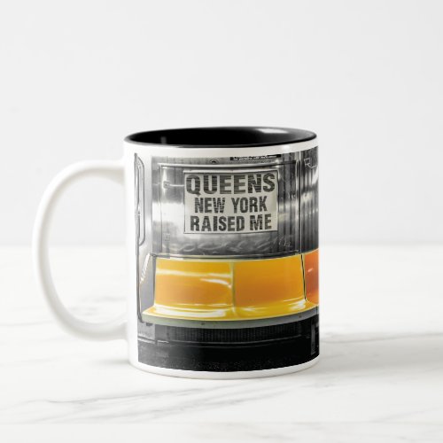 Queens New York Raised Me Photography Two_Tone Coffee Mug