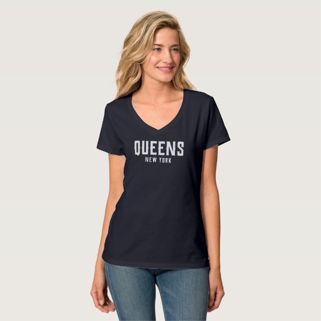 Queens New York Represent NYC T-Shirt (Front Full)