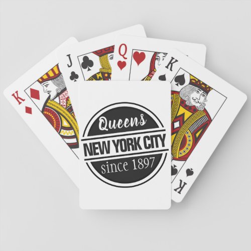 Queens NYC 1897 Poker Cards