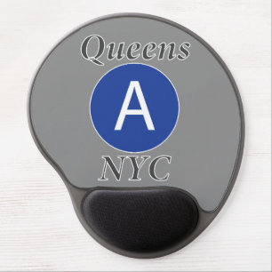 Queens NYC A Train Gel Mouse Pad