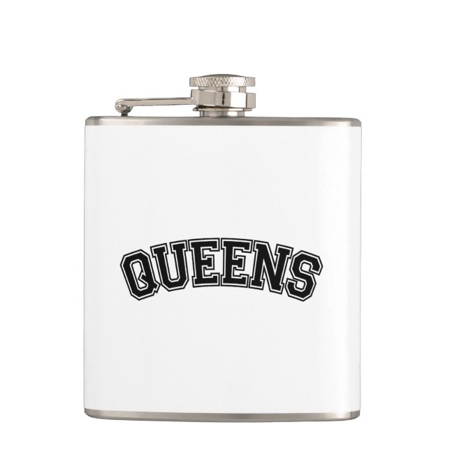 QUEENS, NYC FLASK (Front)
