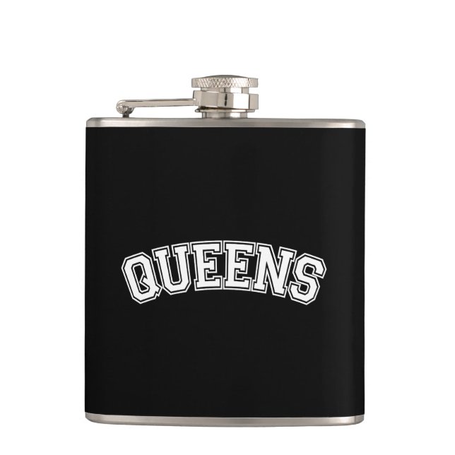 QUEENS, NYC FLASK (Front)