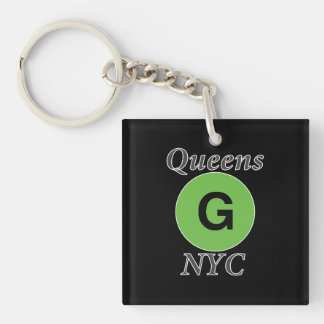 Queens NYC G Train Keychain