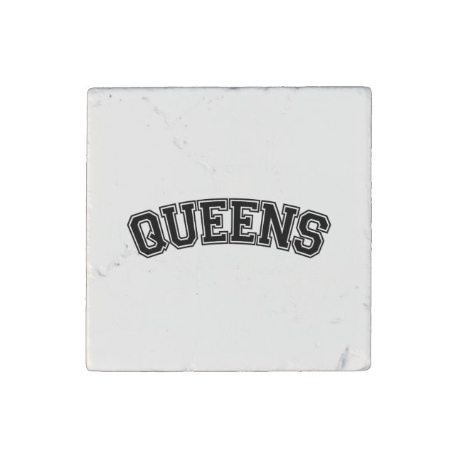 QUEENS, NYC STONE MAGNET (Front)