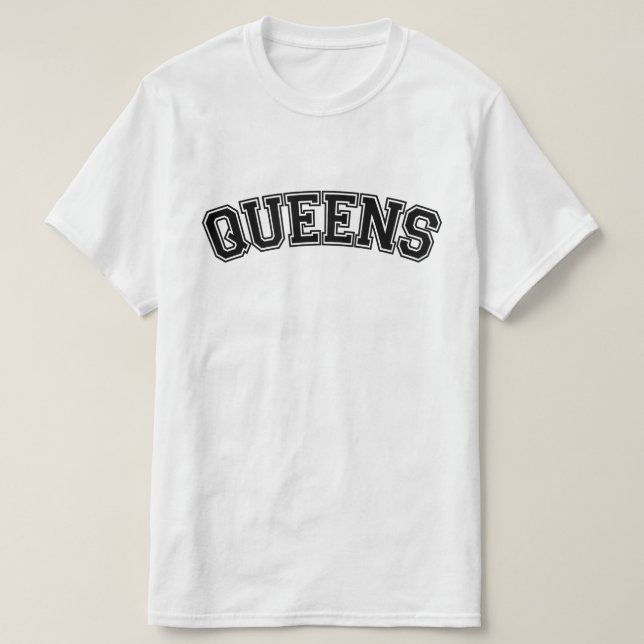 QUEENS, NYC T-Shirt (Design Front)