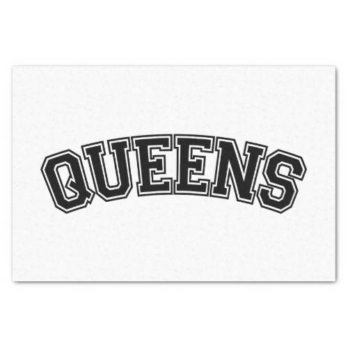 QUEENS NYC TISSUE PAPER