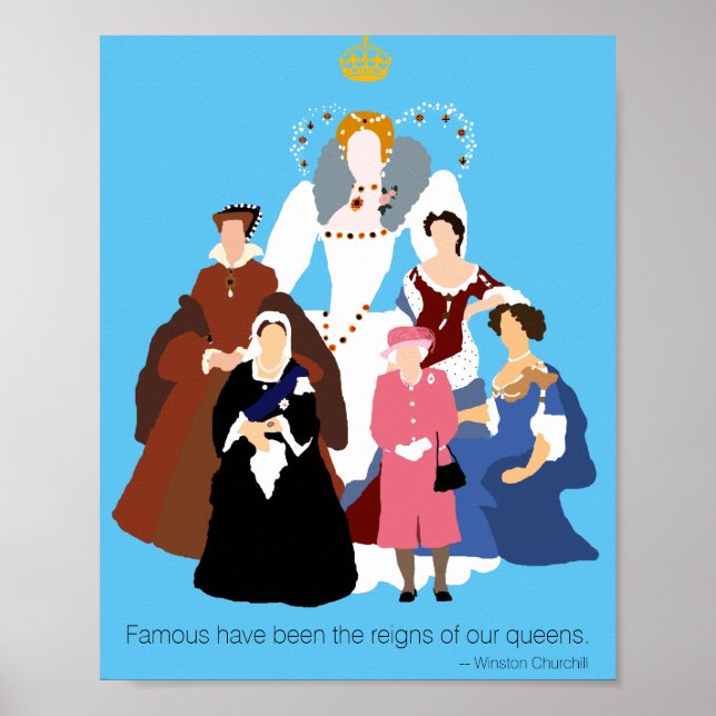Queens of England Poster (Front)