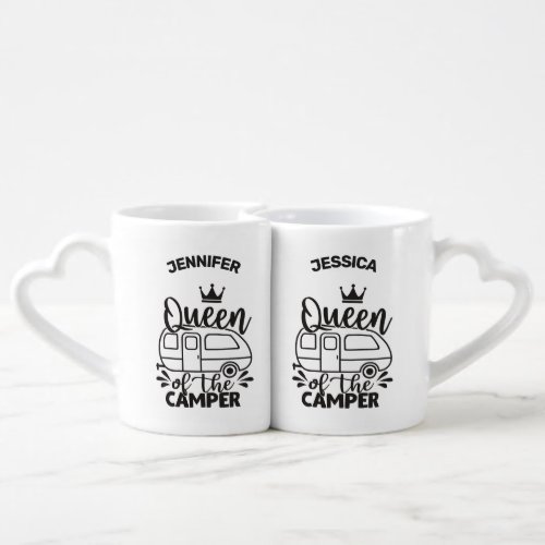 Queens Of The Camper w crowns custom names gay Coffee Mug Set