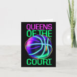 Queens Of The Court - Women And Girls Bysketbyll  Card