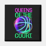Queens Of The Court - Women And Girls Bysketbyll  Magnet