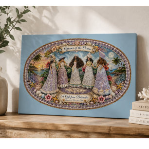 Queens of the Ocean Soulful OceanInspire place mat