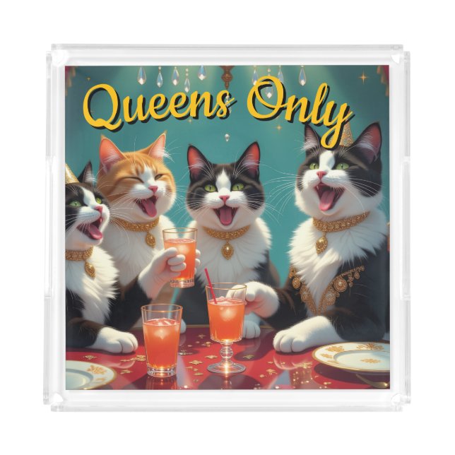 Queens only! acrylic tray (Front)