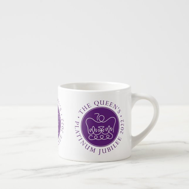 Queen's Platinum Jubilee Espresso Cup (Right)