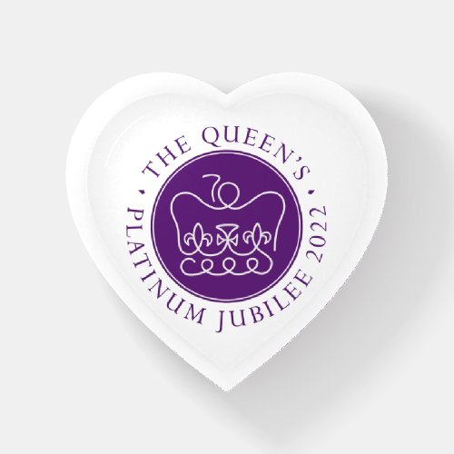 Queens Platinum Jubilee Paperweight